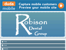 Tablet Screenshot of drrobison.com